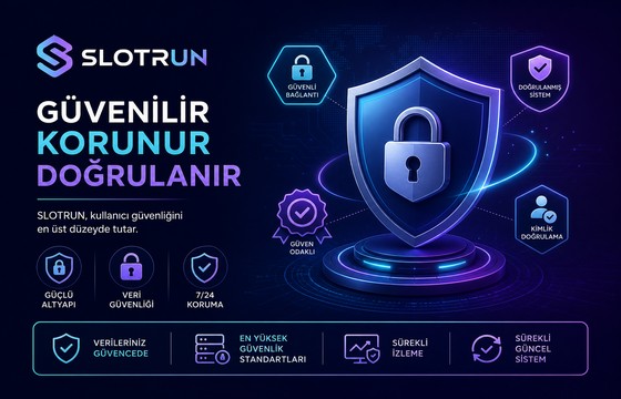 Slotrun Güvenlik ve Güvenilirlik Görseli